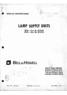 Bell and Howell 652 manual. Camera Instructions.